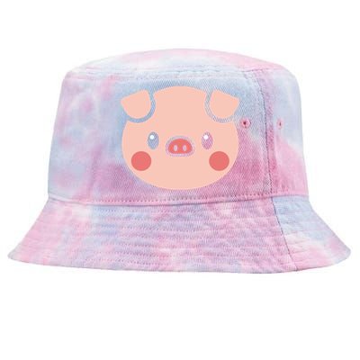 Pig Face Gift For Pig Lover Meaningful Gift Tie-Dyed Bucket Hat