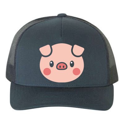 Pig Face Gift For Pig Lover Meaningful Gift Yupoong Adult 5-Panel Trucker Hat