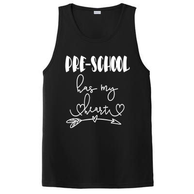 Pregreat Funny Giftchool Valentine's Day Teacher Student Has My Heart Gift PosiCharge Competitor Tank