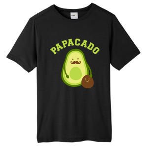 Papacado Funny Gift For New Dad Or Daddy Announcement Gift Tall Fusion ChromaSoft Performance T-Shirt