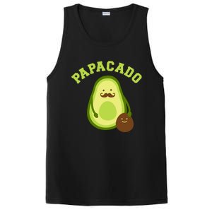 Papacado Funny Gift For New Dad Or Daddy Announcement Gift PosiCharge Competitor Tank