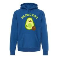 Papacado Funny Gift For New Dad Or Daddy Announcement Gift Premium Hoodie