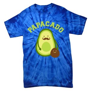 Papacado Funny Gift For New Dad Or Daddy Announcement Gift Tie-Dye T-Shirt