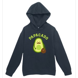 Papacado Funny Gift For New Dad Or Daddy Announcement Gift Urban Pullover Hoodie