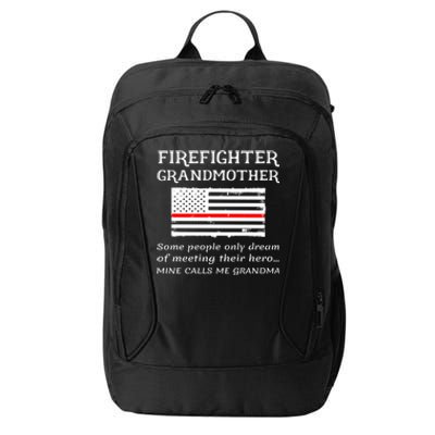 Proud Firefighter Grandmother Fire Fire Grandma Flag Cute Gift City Backpack