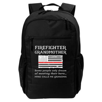 Proud Firefighter Grandmother Fire Fire Grandma Flag Cute Gift Daily Commute Backpack
