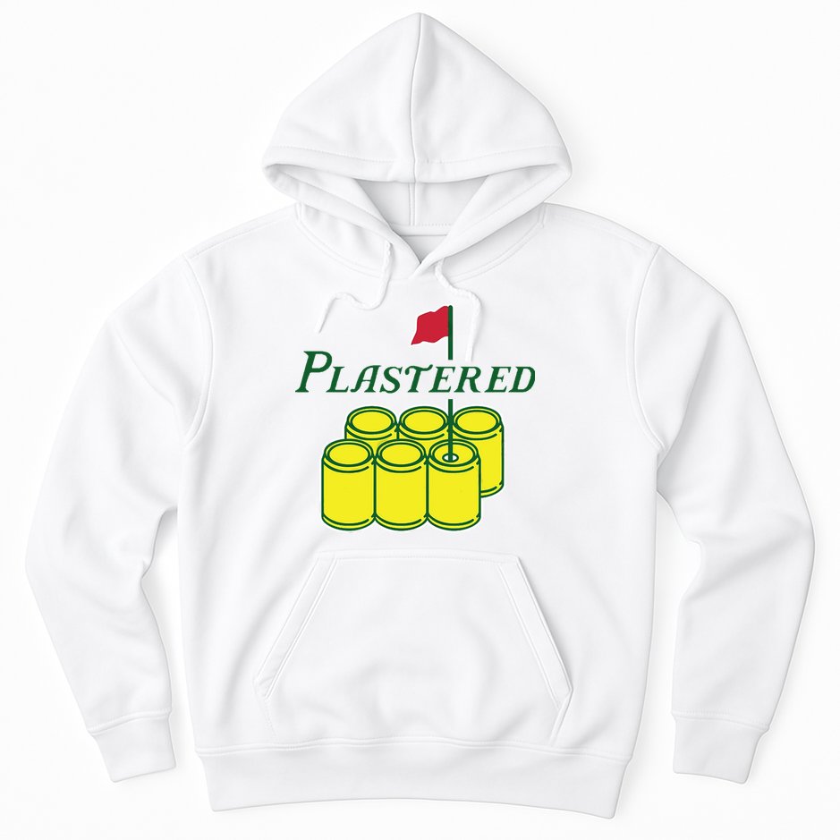 Plastered Funny Gold Beer Hoodie