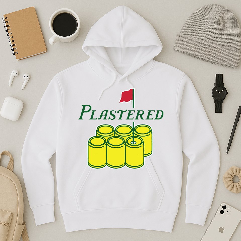 Plastered Funny Gold Beer Hoodie