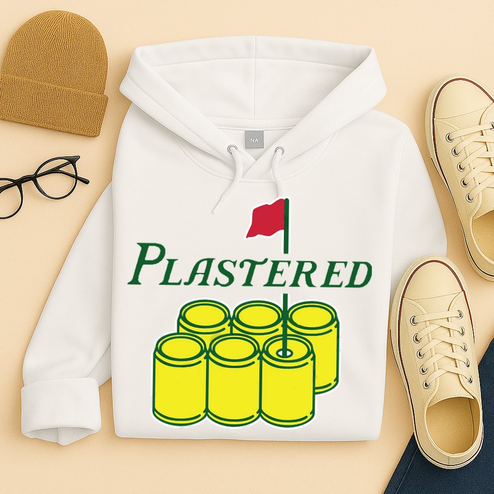 Plastered Funny Gold Beer Hoodie