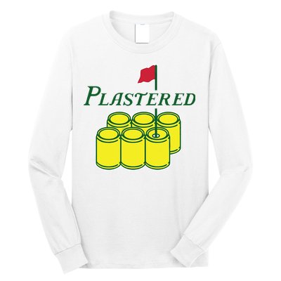 Plastered Funny Gold Beer Long Sleeve Shirt