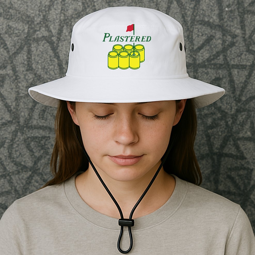 Plastered Funny Gold Beer Bucket Hat