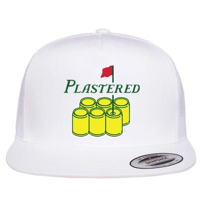 Plastered Funny Gold Beer Flatbill Hat