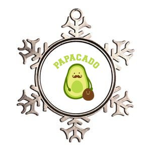 Papacado Funny Gift For New Dad Or Daddy Announcet Cute Gift Metallic Star Ornament