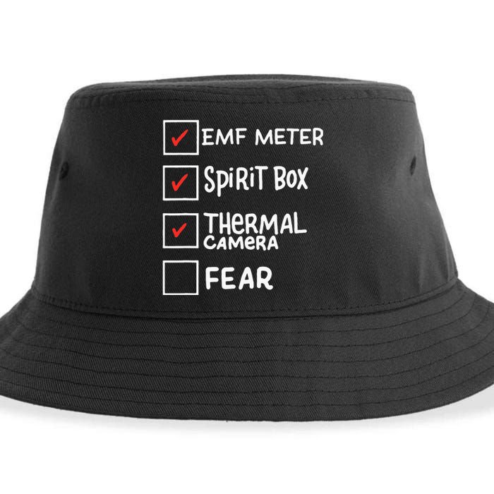 Phasmophobia Funny Ghost Hunter Paranormal Investigators Sustainable Bucket Hat