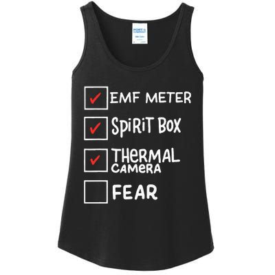 Phasmophobia Funny Ghost Hunter Paranormal Investigators Ladies Essential Tank