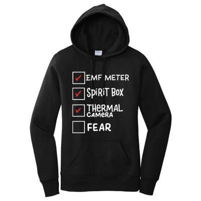 Phasmophobia Funny Ghost Hunter Paranormal Investigators Women's Pullover Hoodie