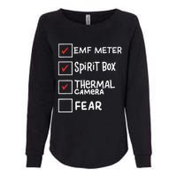 Phasmophobia Funny Ghost Hunter Paranormal Investigators Womens California Wash Sweatshirt