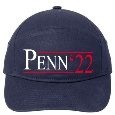 Penn For Governor 2022 Election 7-Panel Snapback Hat