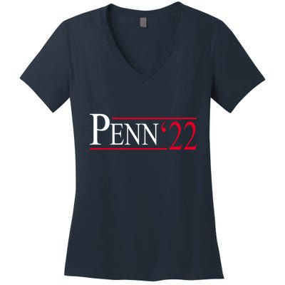 Penn For Governor 2022 Election Women's V-Neck T-Shirt
