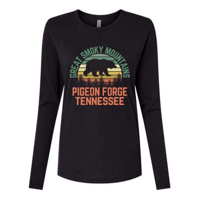 Pigeon Forge Great Smoky Mountains National Park Tennessee Gift Womens Cotton Relaxed Long Sleeve T-Shirt