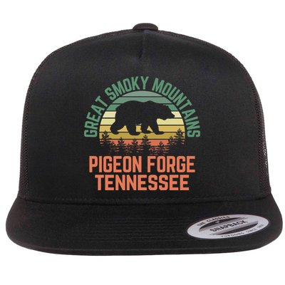 Pigeon Forge Great Smoky Mountains National Park Tennessee Gift Flatbill Hat