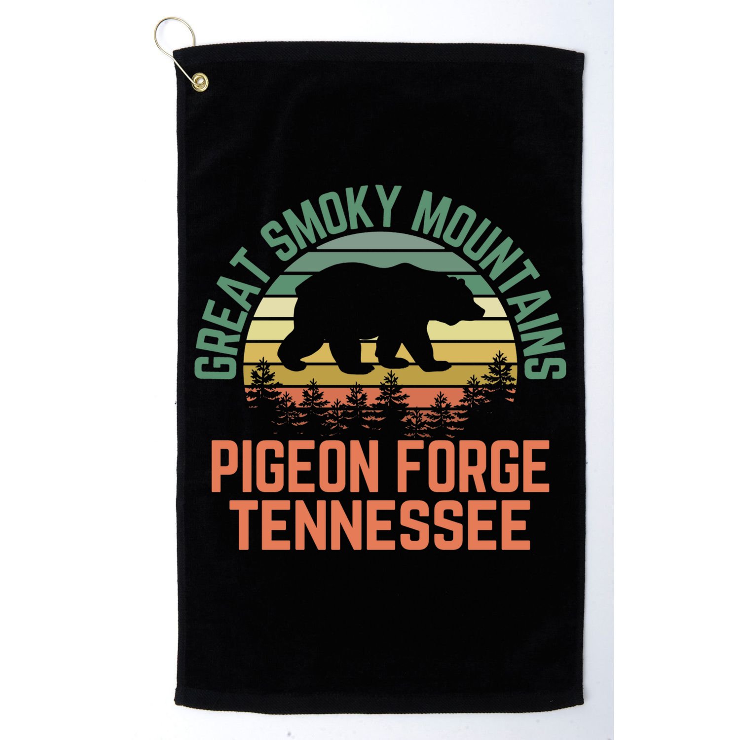 Pigeon Forge Great Smoky Mountains National Park Tennessee Gift Golf Towel