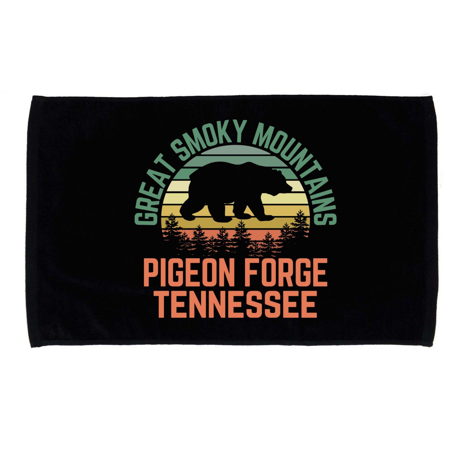 Pigeon Forge Great Smoky Mountains National Park Tennessee Gift Microfiber Hand Towel