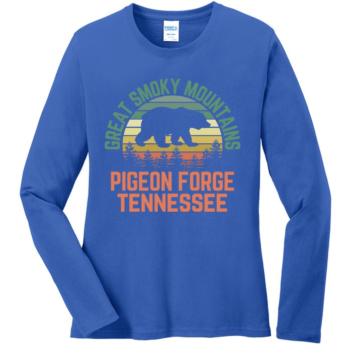 Pigeon Forge Great Smoky Mountains National Park Tennessee Gift Ladies Long Sleeve Shirt