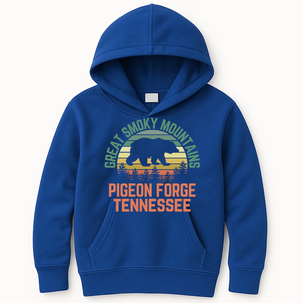 Pigeon Forge Great Smoky Mountains National Park Tennessee Gift Kids Hoodie