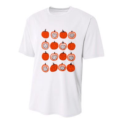 Pumpkin Foodie Gift Youth Performance Sprint T-Shirt