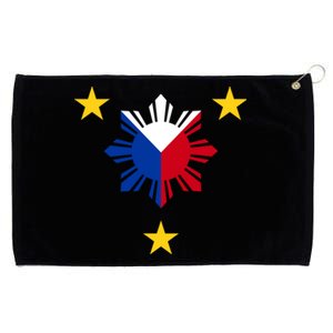 Philippine Flag Gift Philippines Sun And Star Funny Gift Grommeted Golf Towel