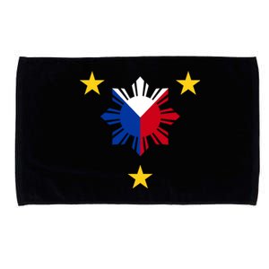 Philippine Flag Gift Philippines Sun And Star Funny Gift Microfiber Hand Towel