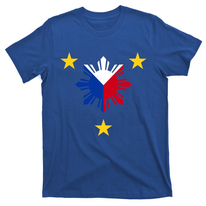 Philippine Flag Gift Philippines Sun And Star Funny Gift T-Shirt