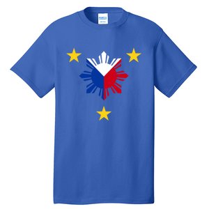 Philippine Flag Gift Philippines Sun And Star Funny Gift Tall T-Shirt