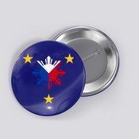 Philippine Flag Gift Philippines Sun And Star Funny Gift Button