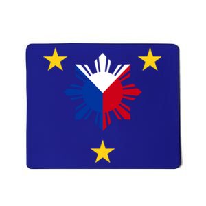 Philippine Flag Gift Philippines Sun And Star Funny Gift Mousepad