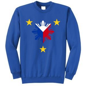 Philippine Flag Gift Philippines Sun And Star Funny Gift Tall Sweatshirt