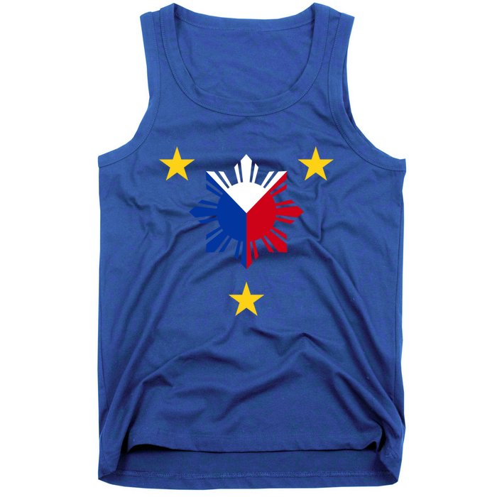 Philippine Flag Gift Philippines Sun And Star Funny Gift Tank Top