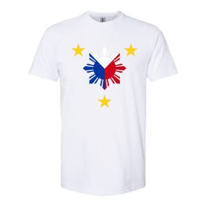 Philippine Flag Gift Philippines Sun And Star Funny Gift Softstyle CVC T-Shirt