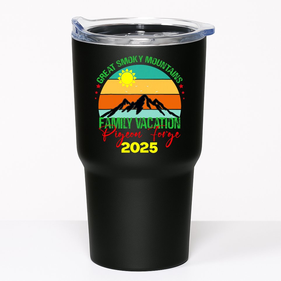 Pigeon Forge Great Smoky Mountains Family Vacation 2025 Trip Tumbler
