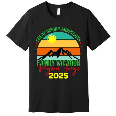 Pigeon Forge Great Smoky Mountains Family Vacation 2025 Trip Premium T-Shirt