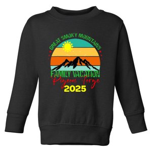 Pigeon Forge Great Smoky Mountains Family Vacation 2025 Trip Toddler Sweatshirt