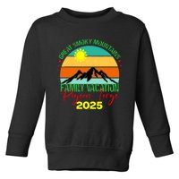 Pigeon Forge Great Smoky Mountains Family Vacation 2025 Trip Toddler Sweatshirt