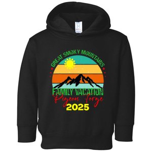 Pigeon Forge Great Smoky Mountains Family Vacation 2025 Trip Toddler Hoodie