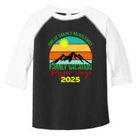 Pigeon Forge Great Smoky Mountains Family Vacation 2025 Trip Toddler Fine Jersey T-Shirt