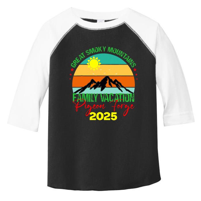 Pigeon Forge Great Smoky Mountains Family Vacation 2025 Trip Toddler Fine Jersey T-Shirt