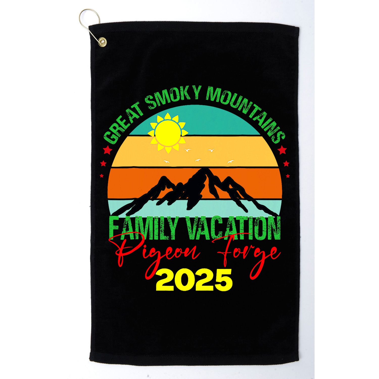 Pigeon Forge Great Smoky Mountains Family Vacation 2025 Trip Golf Towel