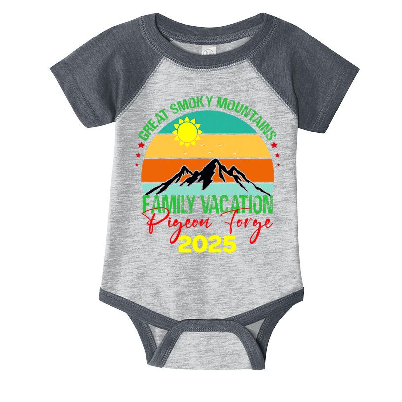 Pigeon Forge Great Smoky Mountains Family Vacation 2025 Trip Infant Baby Jersey Bodysuit