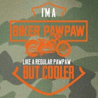 Pawpaw From Grand Biker Pawpaw Father'S Day Legacy Tie Dye Trucker Hat