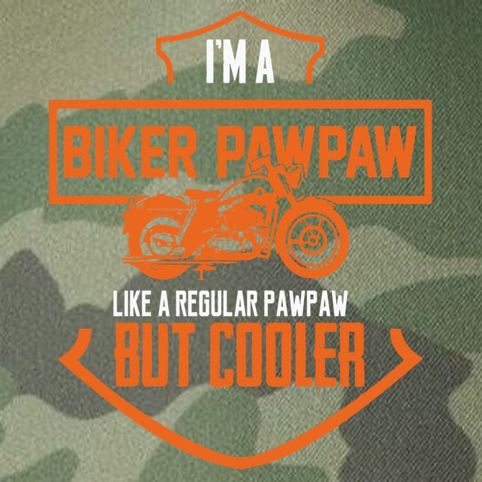 Pawpaw From Grand Biker Pawpaw Father'S Day Legacy Tie Dye Trucker Hat
